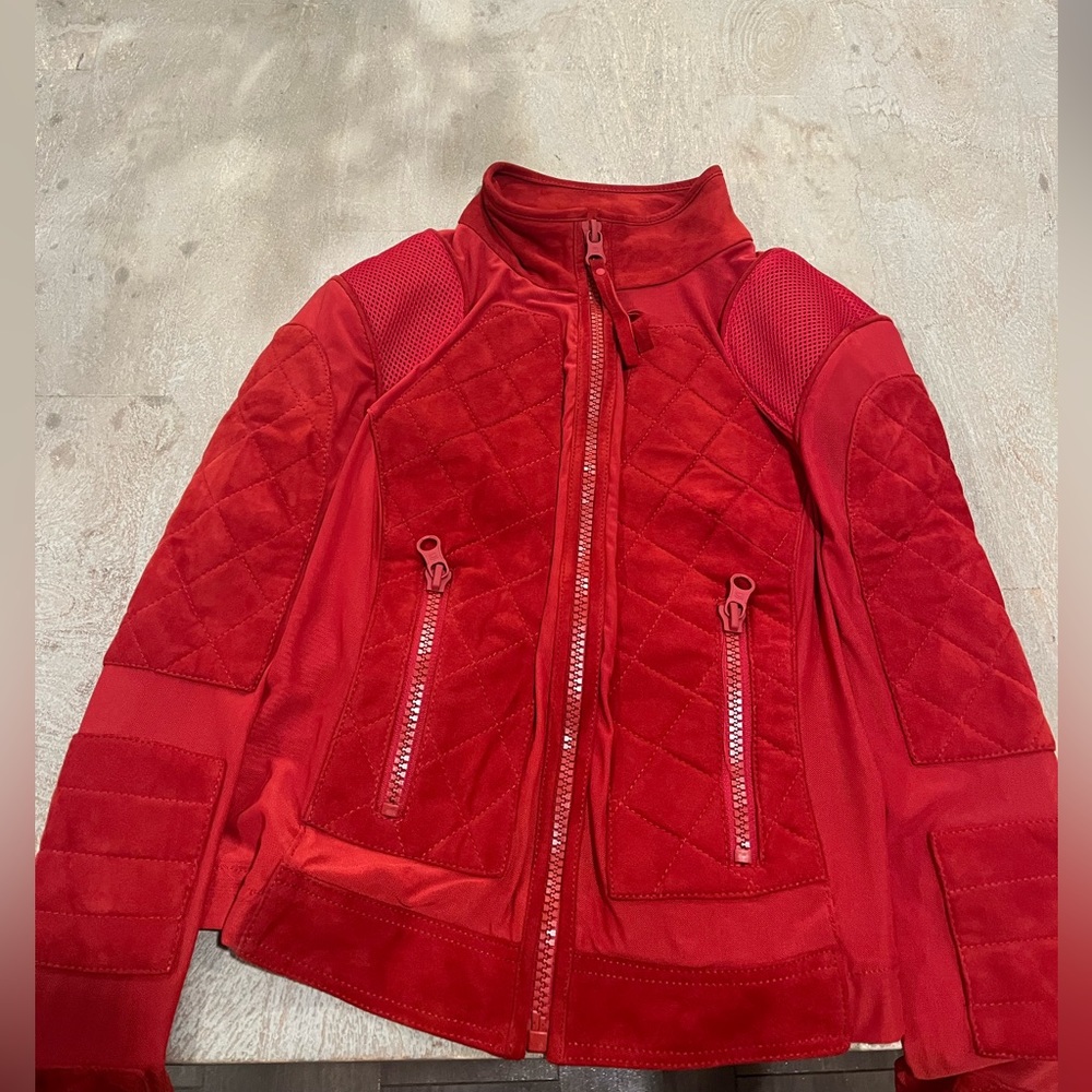 Mon blanc shade red jacket